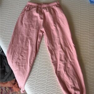 Daily Drills Pink Sweatpants
